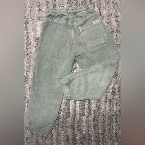 Zara Sage Corduroy Trousers